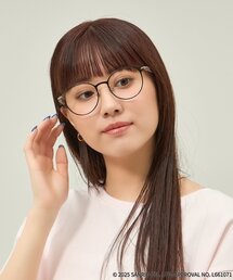 Zoff（ゾフ）の「Zoff｜はぴだんぶい 【ポチャッコ モデル】 ボストン型 メガネ｜伊達メガネ 度付きメガネ（レンズ交換券付）｜ユニセックス｜グッズ（メガネ・メンズ）」