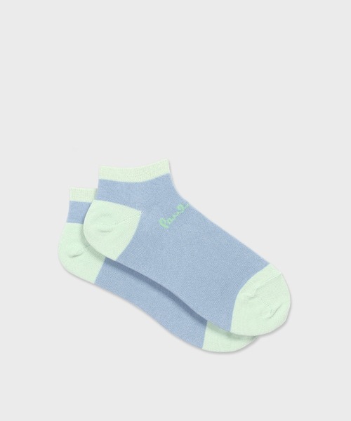 Paul Smith(ポールスミス)の「アンクルロゴ ショートソックス【250659 SN】(ソックス/靴下・メンズ・ライトブルー/ブラック/ネイビー/ベージュ/マルーン・25-27)」の3枚目の写真