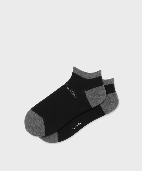 Paul Smith(ポールスミス)の「アンクルロゴ ショートソックス【250659 SN】(ソックス/靴下・メンズ・ライトブルー/ブラック/ネイビー/ベージュ/マルーン・25-27)」の6枚目の写真