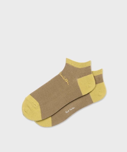 Paul Smith(ポールスミス)の「アンクルロゴ ショートソックス【250659 SN】(ソックス/靴下・メンズ・ライトブルー/ブラック/ネイビー/ベージュ/マルーン・25-27)」の8枚目の写真