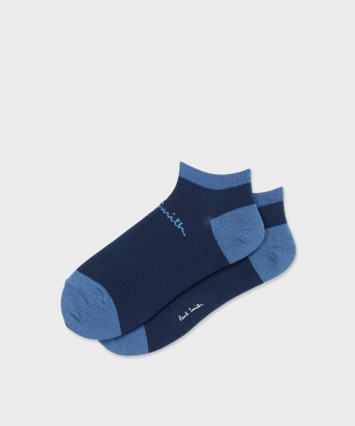 Paul Smith(ポールスミス)の「アンクルロゴ ショートソックス【250659 SN】(ソックス/靴下・メンズ・ライトブルー/ブラック/ネイビー/ベージュ/マルーン・25-27)」の12枚目の写真
