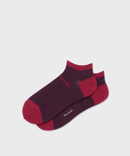 Paul Smith(ポールスミス)の「アンクルロゴ ショートソックス【250659 SN】(ソックス/靴下・メンズ・ライトブルー/ブラック/ネイビー/ベージュ/マルーン・25-27)」の14枚目の写真