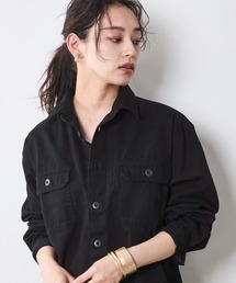 CHIC STYLE | 綿100％ワークシャツ＜大きいサイズ有＞シックスタイル(シャツ/ブラウス)