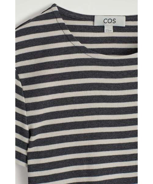 cos スリムフィットリブt sサイズ SLIM RIBBED T-SHIRT スリムフィットリブTシャツ｜COS コス 公式