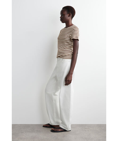 ストライプスリムリブ Tシャツ（Tシャツ/カットソー）｜COS（コス）の