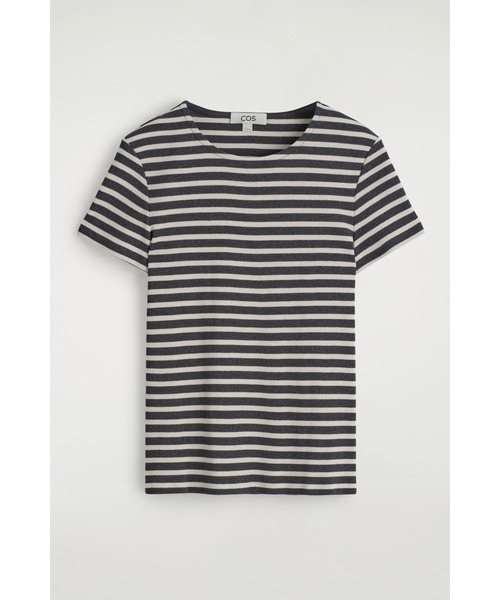 ストライプスリムリブ Tシャツ（Tシャツ/カットソー）｜COS（コス）の