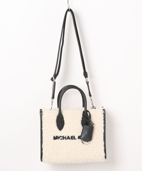 MICHAEL KORS（マイケルコース）の「MIRELLA トップジップ ショッパー クロスボディ スモール（ショルダーバッグ・レディース・ブラック・FREE）」の8枚目の写真