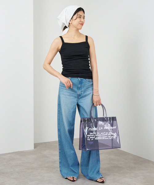 IENA（イエナ）の「IENA CLEAR TOTE BAG（トートバッグ・レディース・ホワイト/ネイビー・FREE）」の16枚目の写真