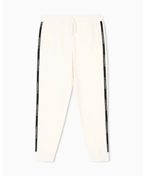 EMPORIO ARMANI EA7(エンポリオアルマーニイーエーセブン)の「【エンポリオ アルマーニ EA7】Logo Series ジョガーパンツ コットン混紡(スウェットパンツ・メンズ・レッド/ブラック/オフホワイト・X-SMALL/X-LARGE/SMALL/MEDIUM/LARGE)」の2枚目の写真