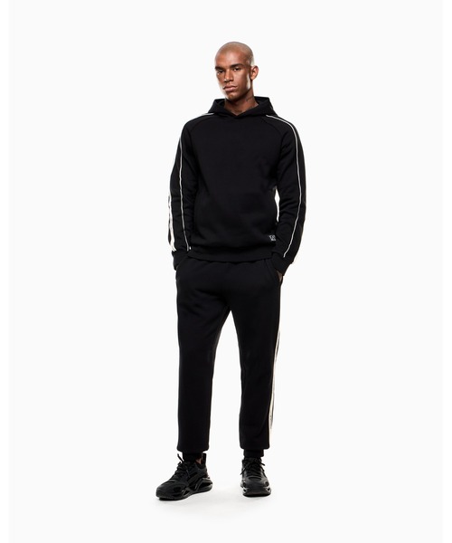 EMPORIO ARMANI EA7(エンポリオアルマーニイーエーセブン)の「【エンポリオ アルマーニ EA7】Logo Series ジョガーパンツ コットン混紡(スウェットパンツ・メンズ・レッド/ブラック/オフホワイト・X-SMALL/X-LARGE/SMALL/MEDIUM/LARGE)」の13枚目の写真