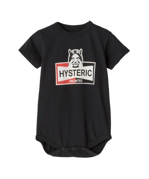 JOEY HYSTERIC(ジョーイヒステリック)の「HYSTERIC UNLIMITEDロンパース(ロンパース・キッズ・ホワイト系その他2/ブラック・FREE)」の2枚目の写真