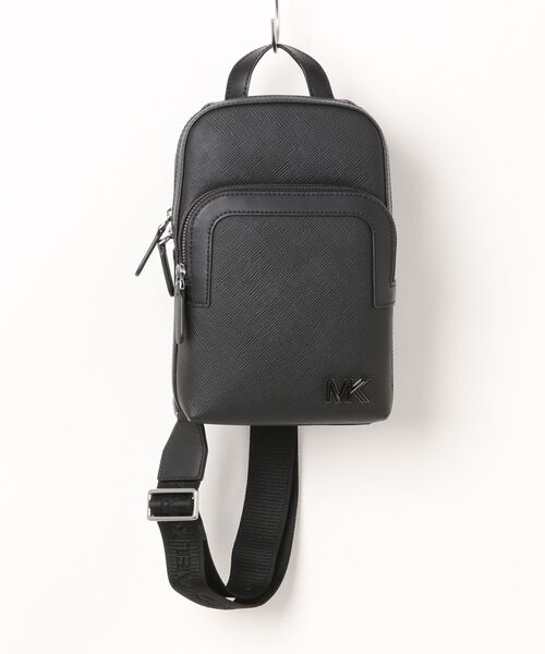 MICHAEL KORS(マイケルコース)の「EDISON クロスグレインレザー スリングパック(バックパック/リュック・メンズ・ブラック・FREE)」の4枚目の写真