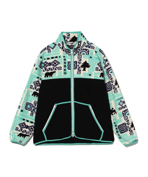 BEAMS PLUS(ビームスプラス)の「2トーン アニマルプリント フリース ミリタリー ライナー(ブルゾン・メンズ・その他・S/M/L/XL)」の4枚目の写真