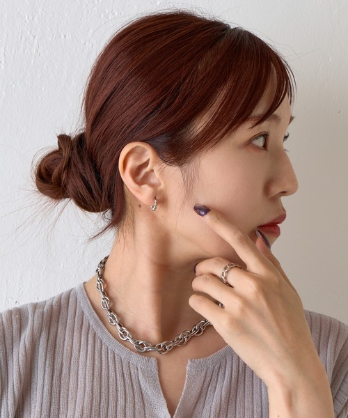 COLONY 2139（コロニートゥーワンスリーナイン）の「ポコポコワンタッチピアス（ピアス（両耳用）・レディース・シルバー/ゴールド・FREE）」の13枚目の写真