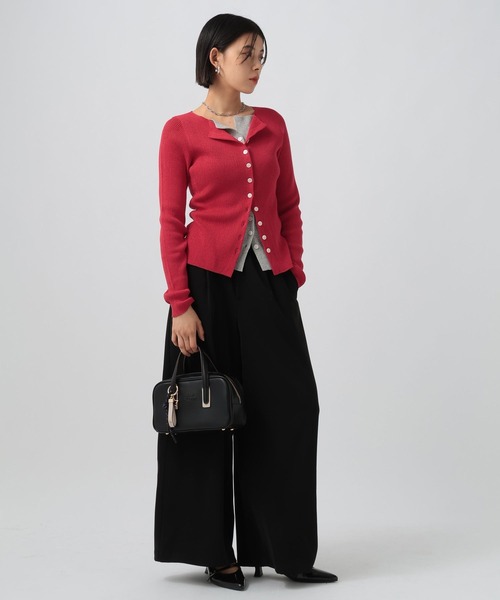 BAYFLOW（ベイフロー）の「[縦横に伸びるストレッチ入り]サララックワイドパンツ（その他パンツ・レディース・ブルー/ブラウン/ブラック・MEDIUM/SMALL）」の9枚目の写真