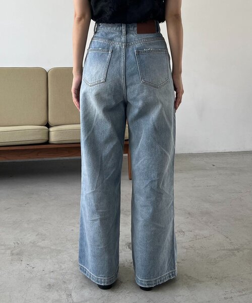 3サイズ展開】ストレートルーズデニム（デニムパンツ）｜CAPRICIEUX LE
