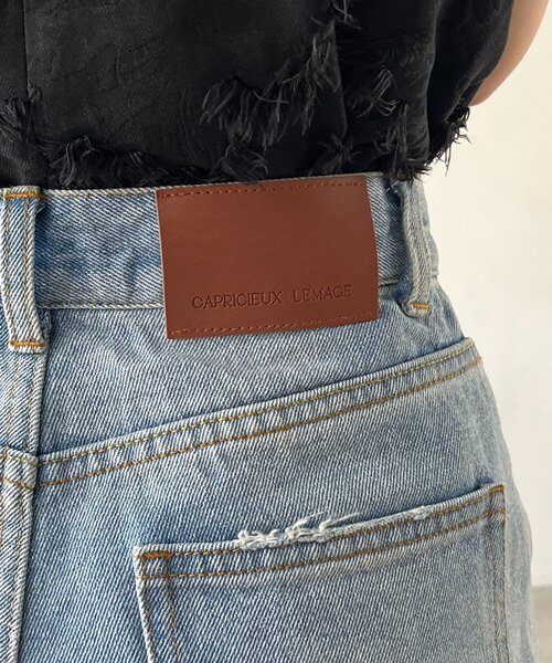 CAPRICIEUX LE'MAGE（カプリシューレマージュ）の「【3サイズ展開】ストレートルーズデニム（デニムパンツ・レディース・ブルー・38/PS/36）」の13枚目の写真