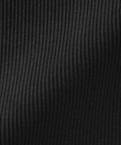 無印良品(ムジルシリョウヒン)の「婦人 なめらかリブ編みクルーネック長袖Tシャツ(Tシャツ/カットソー・レディース・オフホワイト/チャコールグレー/ライトグリーン/ブラウン/ブラック/ライトブルー・S/M/L/XL)」の13枚目の写真