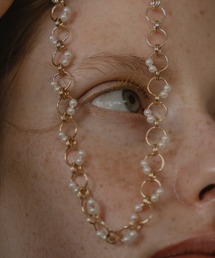 et.UNiVER(Ggjx[)Orbit pearl chain necklace(lbNX)
