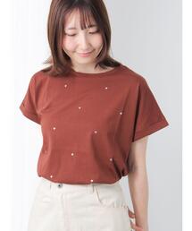 Te chichi TERRASSE | ハートモチーフホットフィットTシャツ(Tシャツ/カットソー)