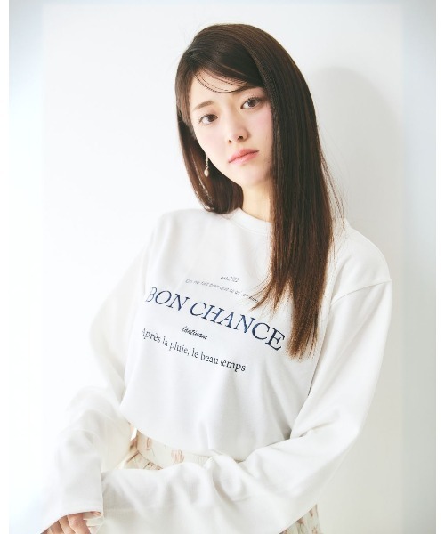 カレッジロゴロングスリーブTシャツ（Tシャツ/カットソー）｜LANTINAM