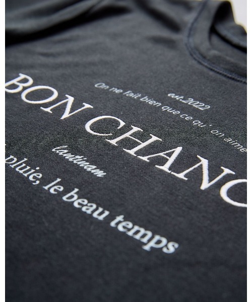 LANTINAM(ランティナム)の「カレッジロゴロングスリーブTシャツ(Tシャツ/カットソー・レディース・ホワイト/ブラック・LARGE/MEDIUM)」の16枚目の写真