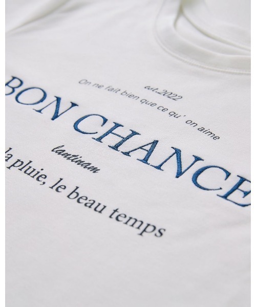 LANTINAM(ランティナム)の「カレッジロゴロングスリーブTシャツ(Tシャツ/カットソー・レディース・ホワイト/ブラック・LARGE/MEDIUM)」の17枚目の写真