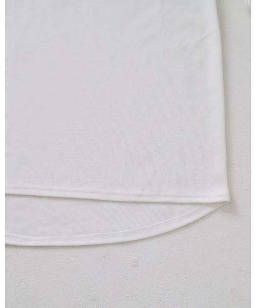 LANTINAM(ランティナム)の「カレッジロゴロングスリーブTシャツ(Tシャツ/カットソー・レディース・ホワイト/ブラック・LARGE/MEDIUM)」の18枚目の写真