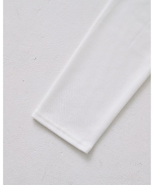 LANTINAM(ランティナム)の「カレッジロゴロングスリーブTシャツ(Tシャツ/カットソー・レディース・ホワイト/ブラック・LARGE/MEDIUM)」の19枚目の写真
