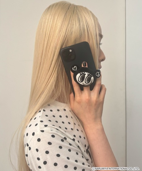 モノトーンナカムラくん フェイススマホグリップ【ANGEL BLUE