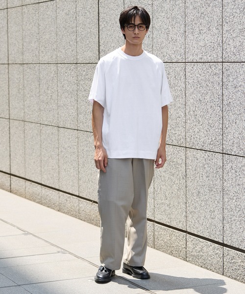 coca(coca)(コカ)の「OE天竺ラグランステッチTシャツ(Tシャツ/カットソー・メンズ・ホワイト/チャコール/ブラック/ダークグリーン・XL/M/L)」の11枚目の写真
