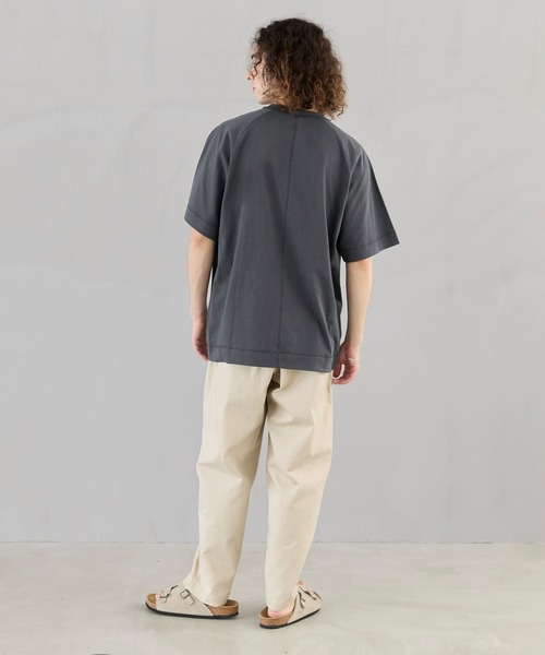 coca(coca)(コカ)の「OE天竺ラグランステッチTシャツ(Tシャツ/カットソー・メンズ・ホワイト/チャコール/ブラック/ダークグリーン・XL/M/L)」の14枚目の写真