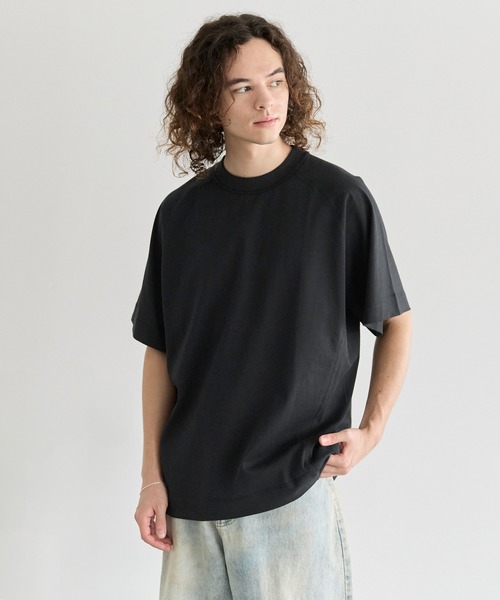 coca(coca)(コカ)の「OE天竺ラグランステッチTシャツ(Tシャツ/カットソー・メンズ・ホワイト/チャコール/ブラック/ダークグリーン・XL/M/L)」の17枚目の写真