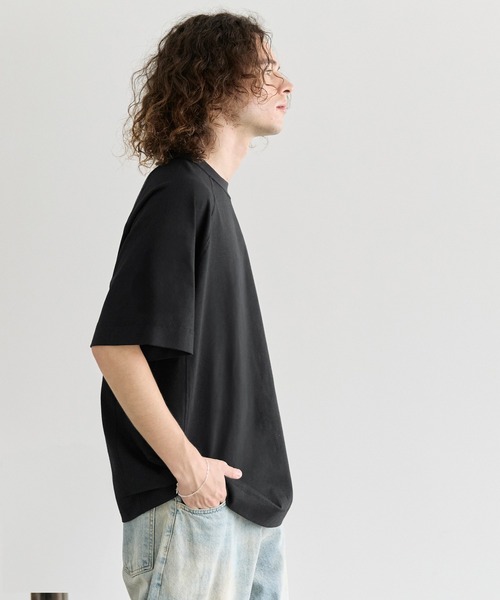 coca(coca)(コカ)の「OE天竺ラグランステッチTシャツ(Tシャツ/カットソー・メンズ・ホワイト/チャコール/ブラック/ダークグリーン・XL/M/L)」の19枚目の写真
