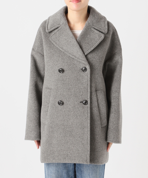 Spick & Span（スピックアンドスパン）の「《追加》TICCA / ティッカ ピーコート（ピーコート・レディース・ブラック/グレー/ネイビー/ブラウン・FREE）」の17枚目の写真