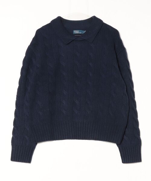 うろたんポロラルフローレン カシミヤ ウール ケーブルニット セーター ケーブルニット ウールカシミヤ セーター（ニット/セーター