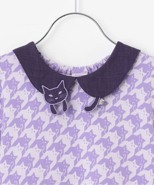 新品　ANNASUImini バラ柄ジャガードドレス　アナスイミニ　135 Flower Pannel ジャガード カットワンピース | ANNA