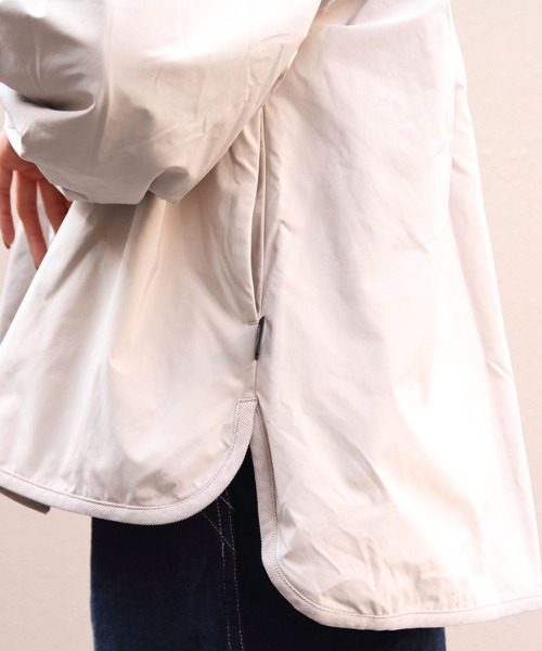 ORCIVAL(オーシバル)の「ORCIVAL/オーシバル ギャザーアウター GATHERED OUTER OR-A0732 KTM(その他アウター・レディース・ダークネイビー/ライトグレー・1)」の4枚目の写真