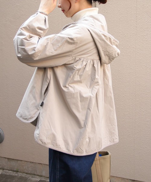 ORCIVAL(オーシバル)の「ORCIVAL/オーシバル ギャザーアウター GATHERED OUTER OR-A0732 KTM(その他アウター・レディース・ダークネイビー/ライトグレー・1)」の8枚目の写真