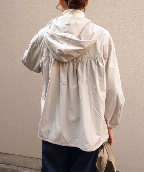 ORCIVAL(オーシバル)の「ORCIVAL/オーシバル ギャザーアウター GATHERED OUTER OR-A0732 KTM(その他アウター・レディース・ダークネイビー/ライトグレー・1)」の9枚目の写真