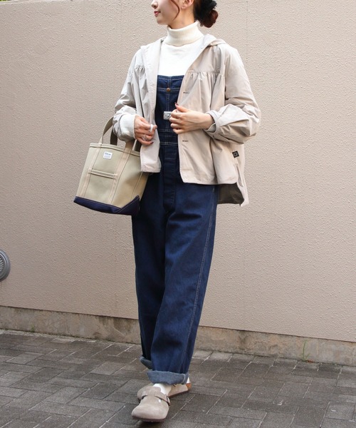 ORCIVAL(オーシバル)の「ORCIVAL/オーシバル ギャザーアウター GATHERED OUTER OR-A0732 KTM(その他アウター・レディース・ダークネイビー/ライトグレー・1)」の10枚目の写真