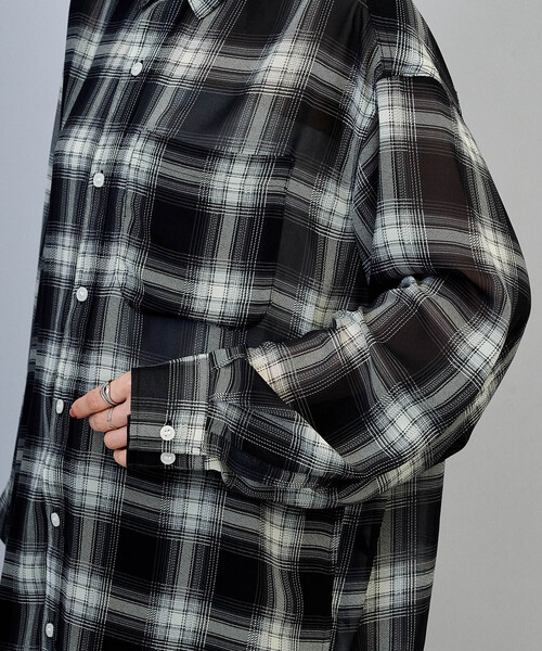 チェックシアーシャツ（シャツ/ブラウス）｜FREAK'S STORE