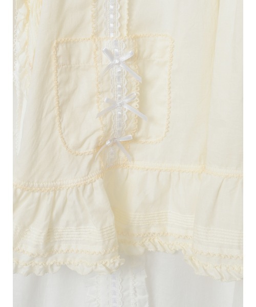 【LaLa】 PINKHOUSE タブリエ付きワンピース タブリエ付きワンピース（ワンピース）｜PINK HOUSE（ピンクハウス）の