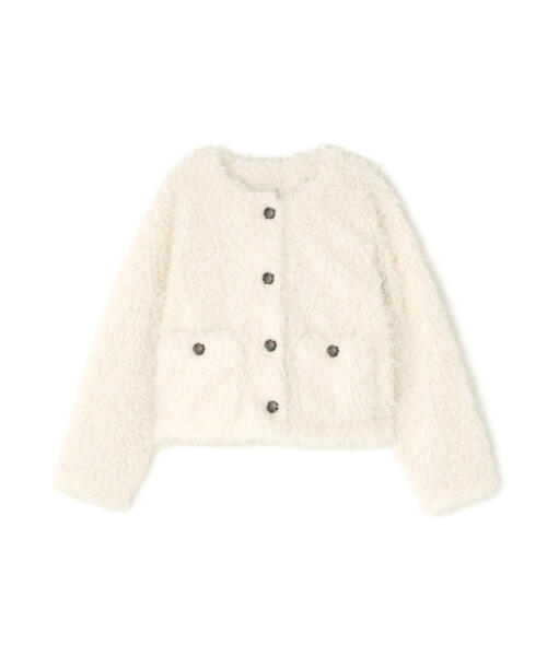 ◇【Oggi掲載】カーリーフェイクファージャケット（その他アウター