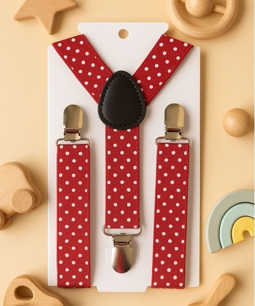 Jelly moo(ジェリームー)の「【 Jelly moo / ジェリームー 】 チビ サスペンダー ( KIDS )(サスペンダー・キッズ・ブラック/アイボリー/ブラック系その他/グレー/レッド系その他/ベージュ/ネイビー・FREE)」の7枚目の写真