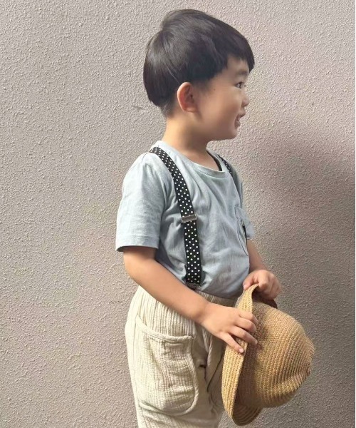 Jelly moo(ジェリームー)の「【 Jelly moo / ジェリームー 】 チビ サスペンダー ( KIDS )(サスペンダー・キッズ・ブラック/アイボリー/ブラック系その他/グレー/レッド系その他/ベージュ/ネイビー・FREE)」の10枚目の写真