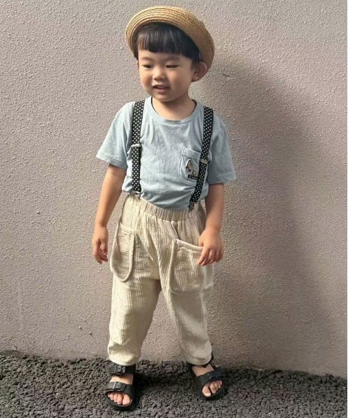 Jelly moo(ジェリームー)の「【 Jelly moo / ジェリームー 】 チビ サスペンダー ( KIDS )(サスペンダー・キッズ・ブラック/アイボリー/ブラック系その他/グレー/レッド系その他/ベージュ/ネイビー・FREE)」の11枚目の写真