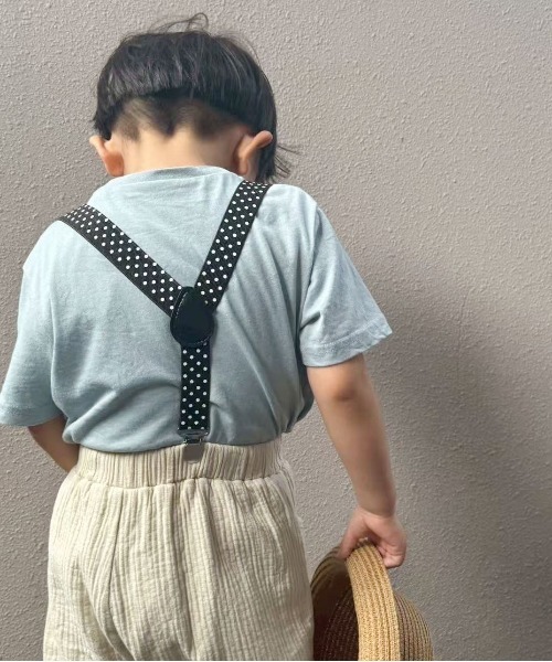 Jelly moo(ジェリームー)の「【 Jelly moo / ジェリームー 】 チビ サスペンダー ( KIDS )(サスペンダー・キッズ・ブラック/アイボリー/ブラック系その他/グレー/レッド系その他/ベージュ/ネイビー・FREE)」の9枚目の写真