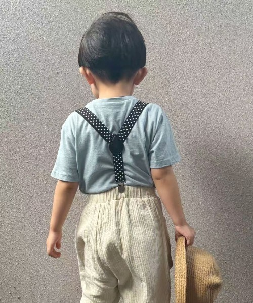 Jelly moo(ジェリームー)の「【 Jelly moo / ジェリームー 】 チビ サスペンダー ( KIDS )(サスペンダー・キッズ・ブラック/アイボリー/ブラック系その他/グレー/レッド系その他/ベージュ/ネイビー・FREE)」の13枚目の写真