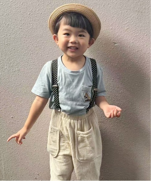Jelly moo(ジェリームー)の「【 Jelly moo / ジェリームー 】 チビ サスペンダー ( KIDS )(サスペンダー・キッズ・ブラック/アイボリー/ブラック系その他/グレー/レッド系その他/ベージュ/ネイビー・FREE)」の14枚目の写真